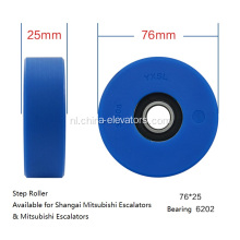 J622000C202 76mm stappenroller voor Mitsubishi Escalators 76*25*6202